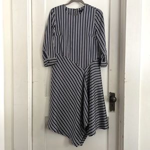 Banana Republic Mid-Length, Striped Dress
